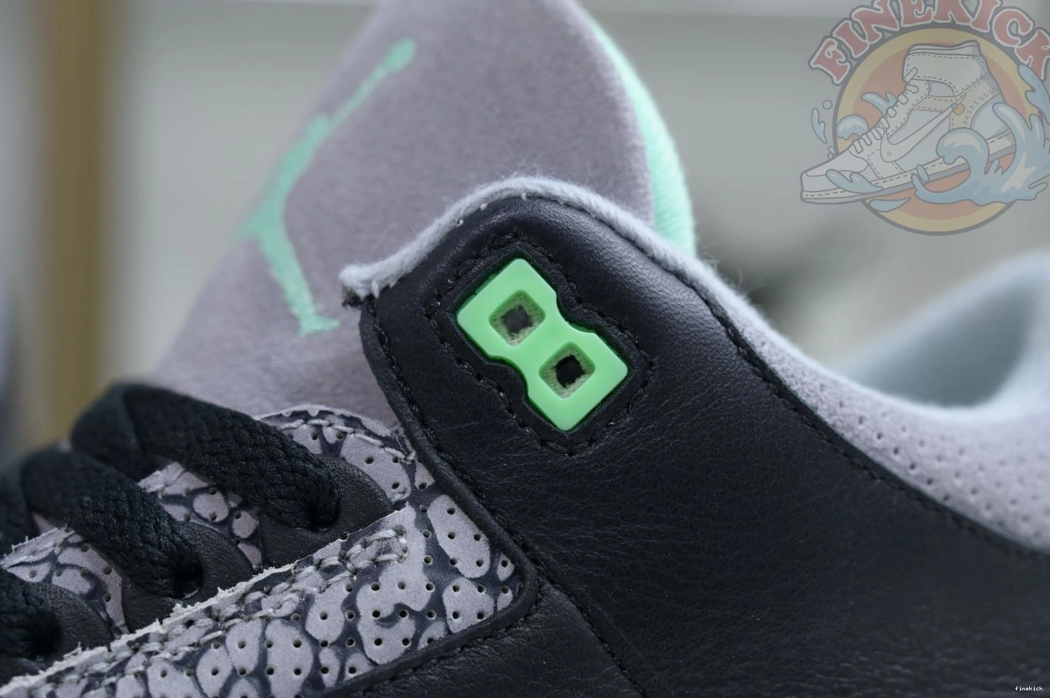 Green Jordan Glow 3 Air 0726